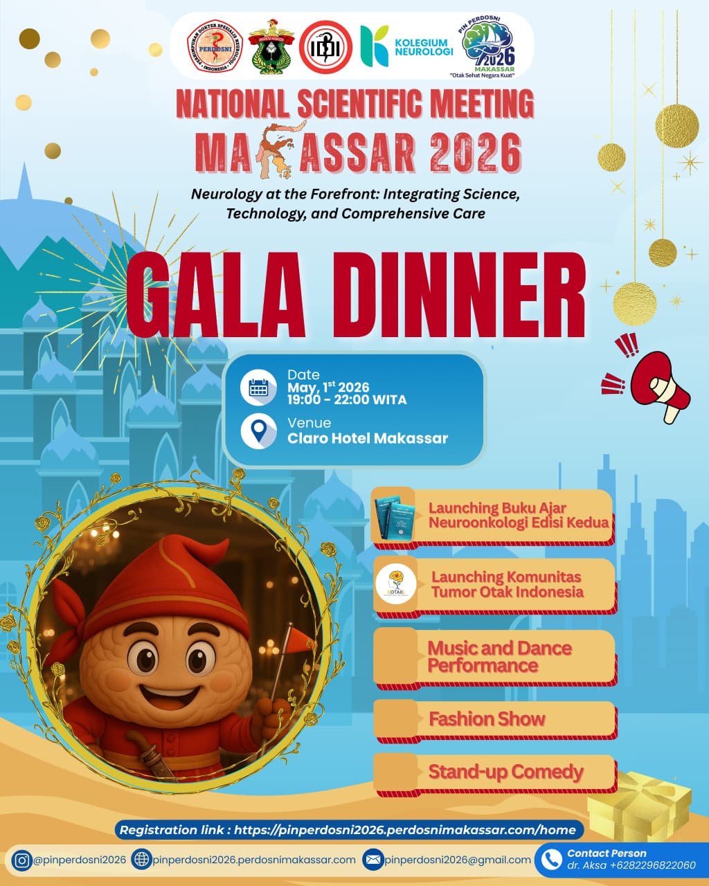 Gala Dinner PIN Perdosni Makassar 2026